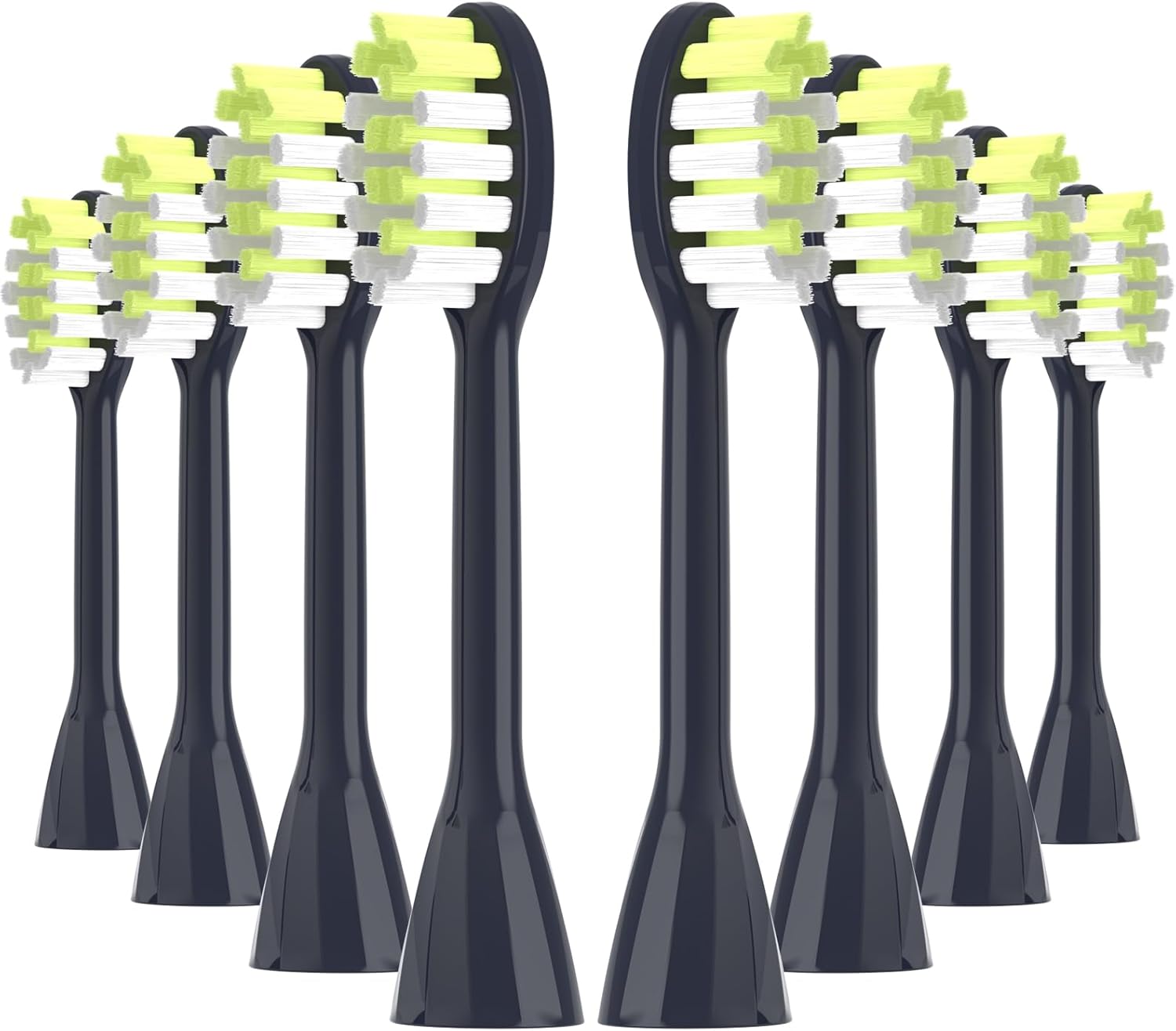 One Series Replacement Toothbrush Heads Pisonicleara Compatible with sonicare Philips One Series BH1022/03 HY1100/02 HY1102 (8-pc) Battery Brush, Mango Snow White Travel Refill (one-Blue)