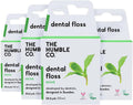 The Humble Co. Dental Floss (4pack) - Vegan, Waxed Dental Floss with Xylitol, 55 Yards of Adult and Kids Floss for Gum Care and Dental Care (Mint)