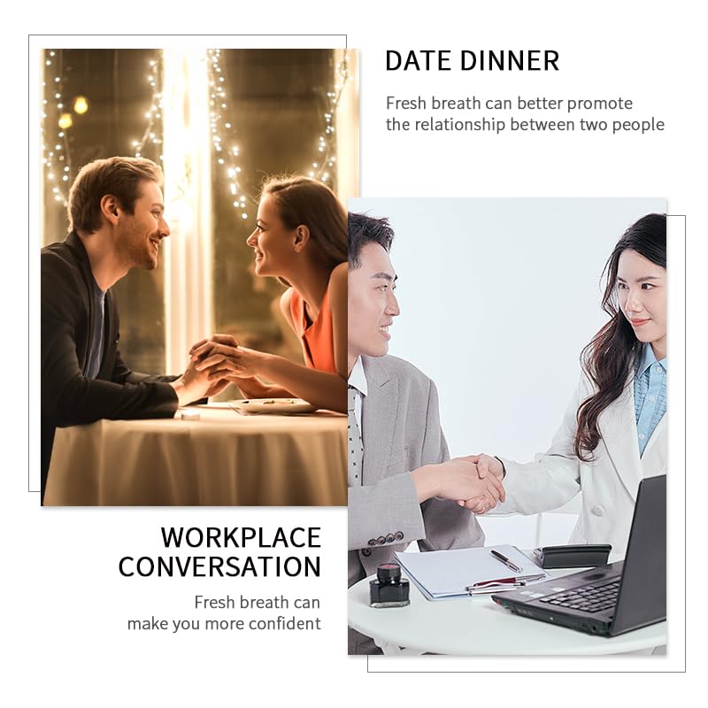 Oral Breath Spray, Portable Mouth Freshener Spray, Natural Extracts, Oral Spray for Long-lasting Fresh Breath for Men and Women