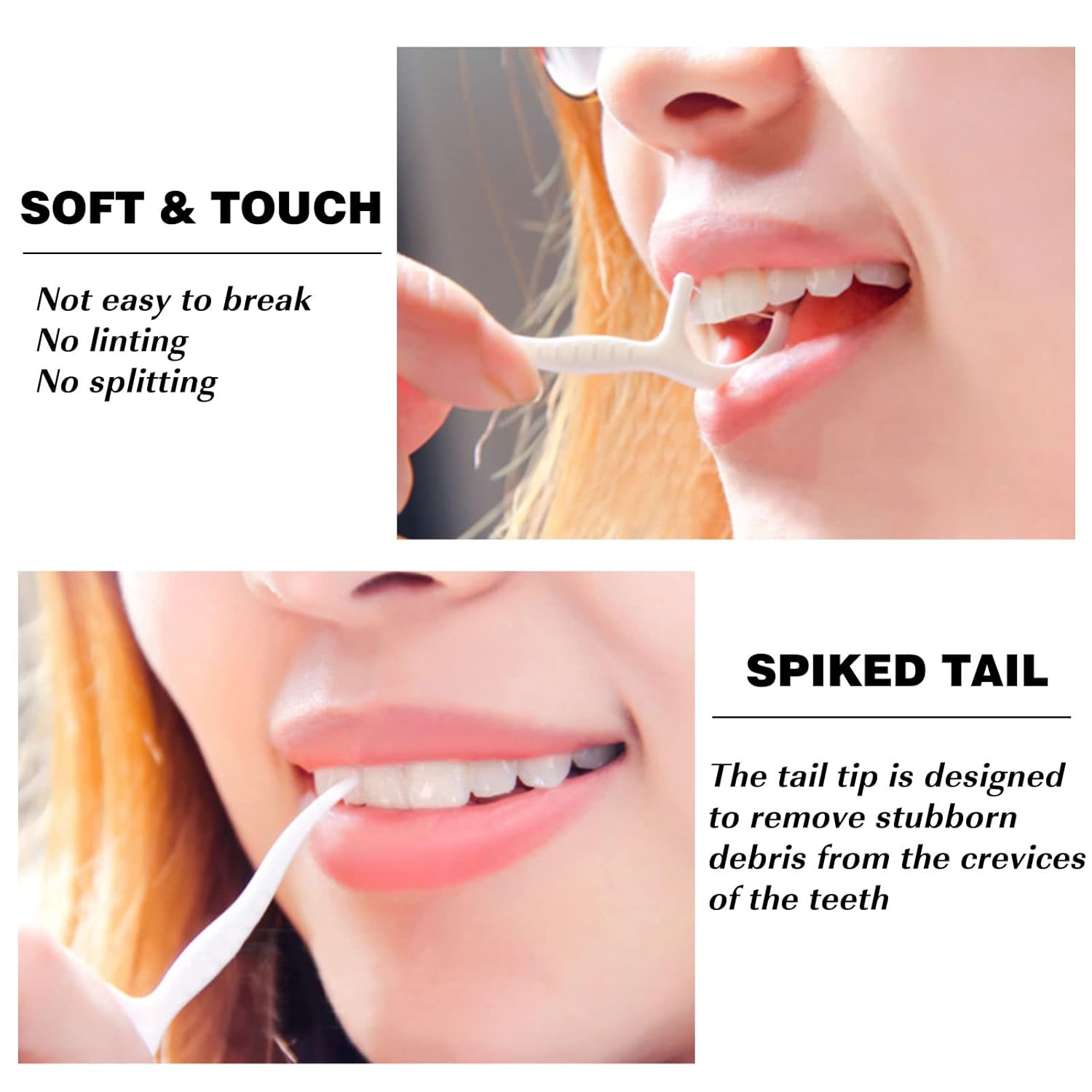 White Dental Floss Portable Case, Storage 10 Picks Adult Floss in Box. The Best Tool for Cleaning Teeth and Oral Care. Portable Travel Floss is Perfect for Dinners,Dating,Travel,Hotels.(White)