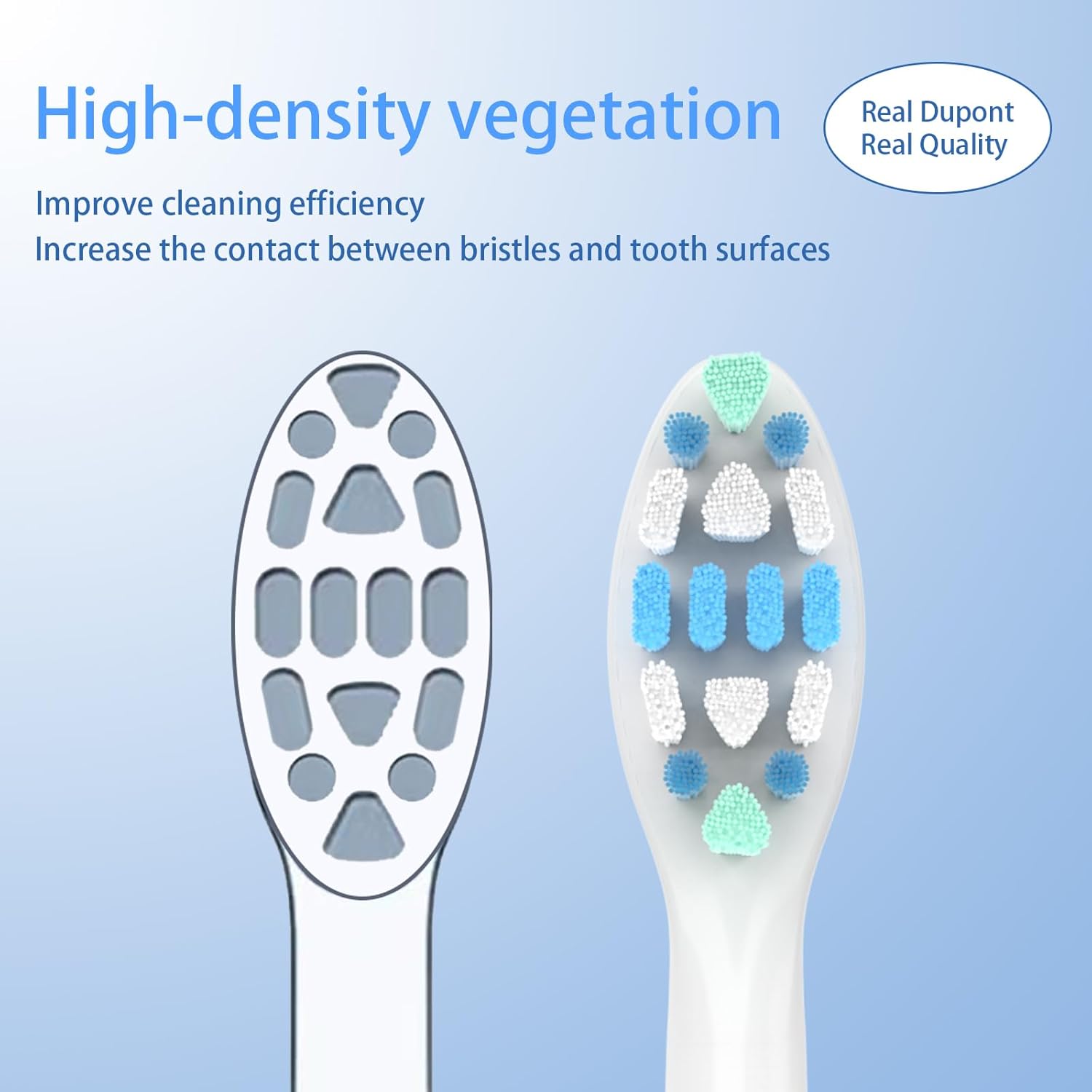 Replacement Toothbrush Heads for Philips Sonicare Replacement Heads, Electric Replacement Brush Head Compatible with Phillips Sonicare Electric Toothbrushes, 10 Pack