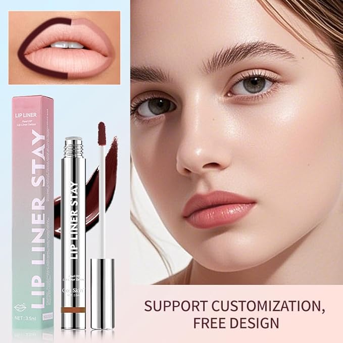 Lip Stain Peel Off & Lip Liner – Mauve Nude Long Lasting Waterproof Velvet Matte Lip Stain, Smudge-Proof Transfer-Resistant Lip Glaze, 02 MUAH-ve 3.5ml (Mauve Nude)