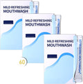 Travel Size Mouthwash,Mini Mouthwash Travel Size Bulk Portable Mouth Wash Set,Individual Small Travel Mouth Wash Packets for Fresh Breath(Pack of 60) A36