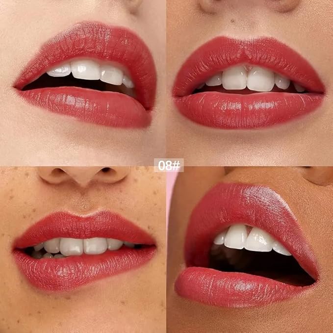 Lip Stain Hydrating High Shine – Lightweight Non-Sticky Glossy Lip Tint, Mirror Shine Moisturizing Lip Makeup for Plump & Full Lips, Long-Lasting Rich Color Lip Glaze, Soft Smooth Lip Gloss 08#