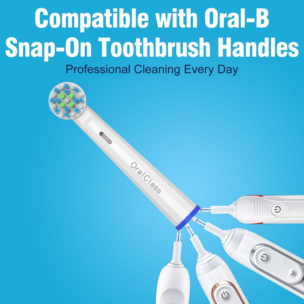 Replacement Toothbrush Heads Compatible with Oral B Braun, Medium Soft Precision Electric Brush Head Refills Fit for Oralb Pro 1000/7000/9600/500/3000/5000/6000/8000 etc, 8 Pack with Covers