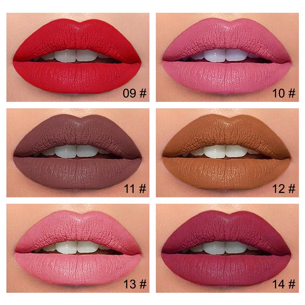 Kaely Nude Brown Longwear Liquid Lip Liner Waterproof, 24 Hour Long Lasting Lip Liner Stain Marker Pen, 2-in-1 Matte Semi Permanent Lipliner & Lipstick, Vegan & Cruelty-Free, 12