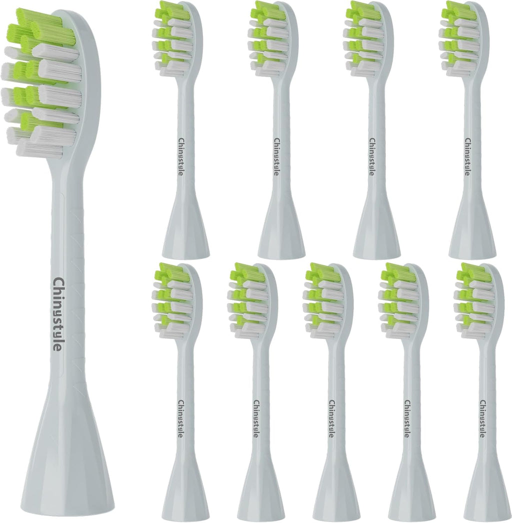 Replacement Toothbrush Heads Compatible with Philips One Sonicare Electric Toothbrush HY1200 HY1100, Tooth Brush Head Mint Green -10 Pack