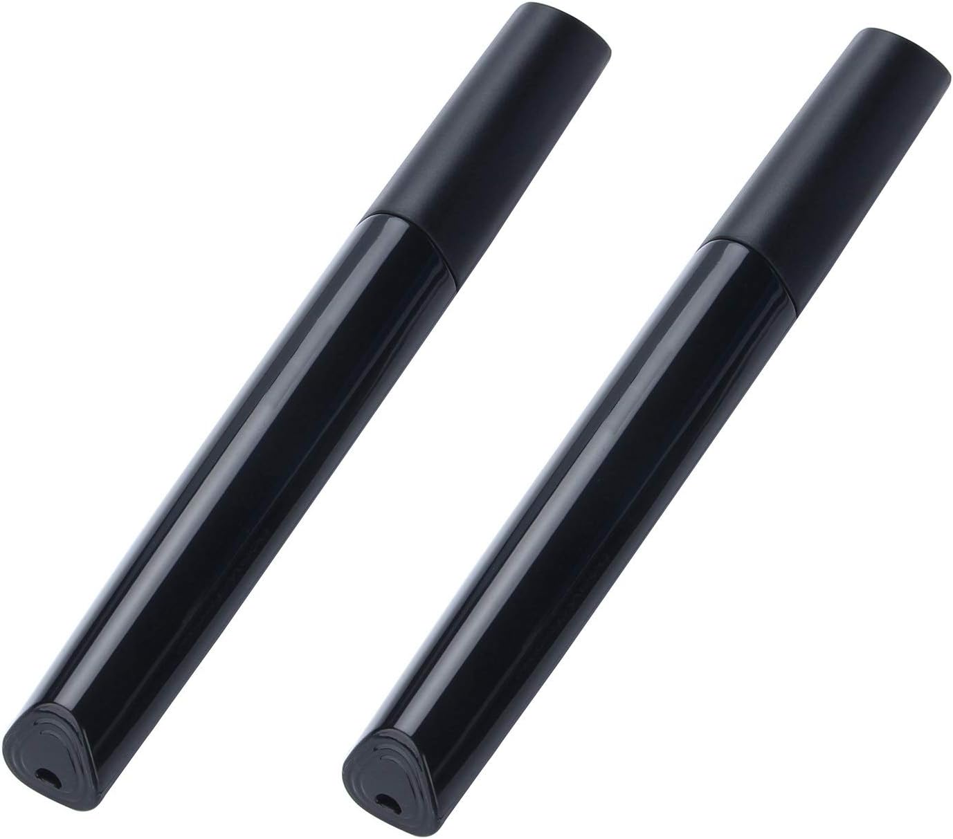 Portable Travel Toothbrush Case, Plastic Container Toothbrush Holder Brushes Box Breathable Design with Air Hole More Toothbrush Tube Container for Home Daily Business Use (2 Black)