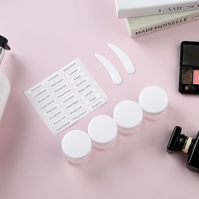 16 Pack Travel Bottles for Toiletries, Large 6oz Silicone Travel Containers, Leak Proof Refillable Liquid Shampoo And Conditioner Travel Essentials