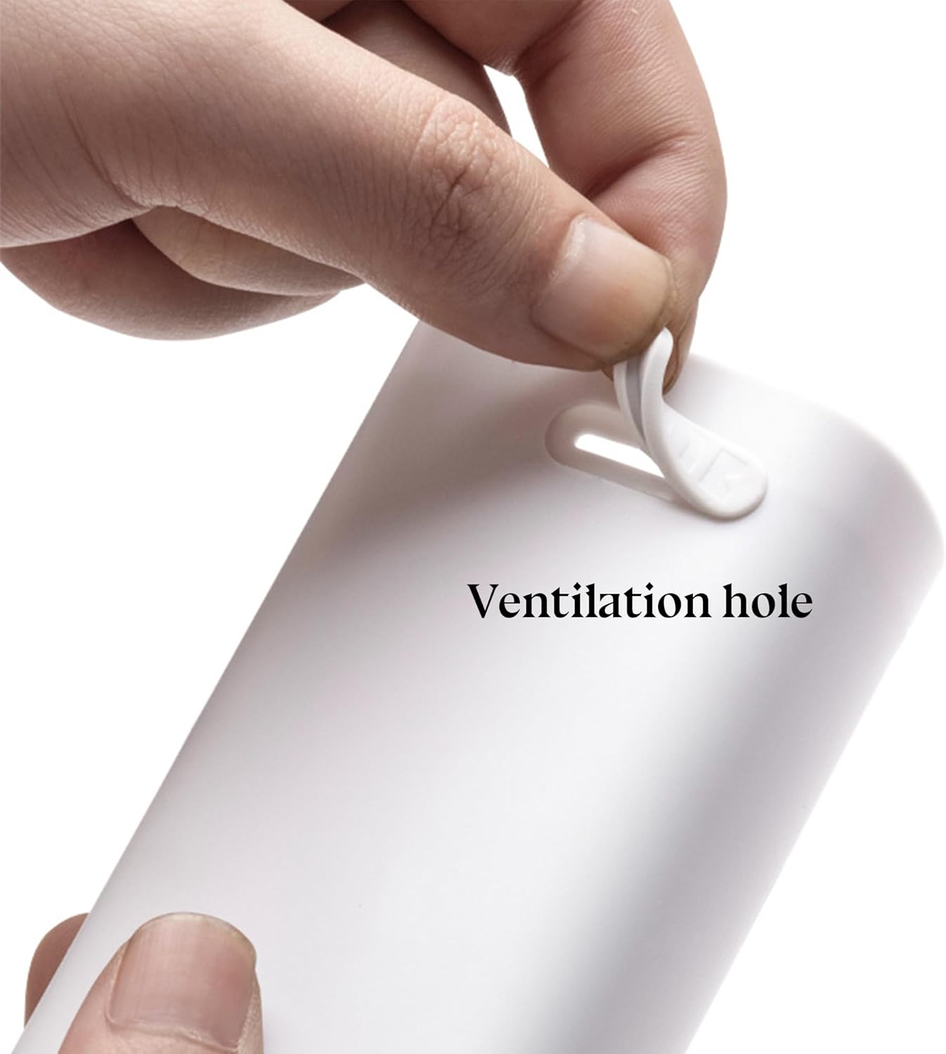 Ventilated Compact Grey Travel Toothbrush Holder Case with Ventilation Hole, Portable Travel Toothbrush Cup with Cover, Storage Container for School Camping Business Trip Bathroom