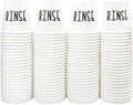 100 Mouthwash Cups, 3 oz Bathroom Cups with the Cute Word RINSE, Bathroom Cup That Enhances the Bathroom's Charm.