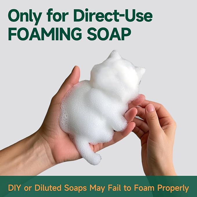 Automatic Foaming Soap Dispenser Wall Mounted 25oz (750ml) Polished Stainless Steel with Sturdy Metal Mounting Plate Commercial Touchless