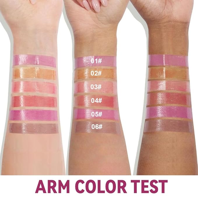 Summer Glow Reviver Lip Balm Butter Lip Gloss, Melting Lip Serum, Ultra-Hydrating Natural Vegan Lip Balm, Sheer-Tinted Shine & Hydration, Soothes & Softens Dry Lips (Light Purple)