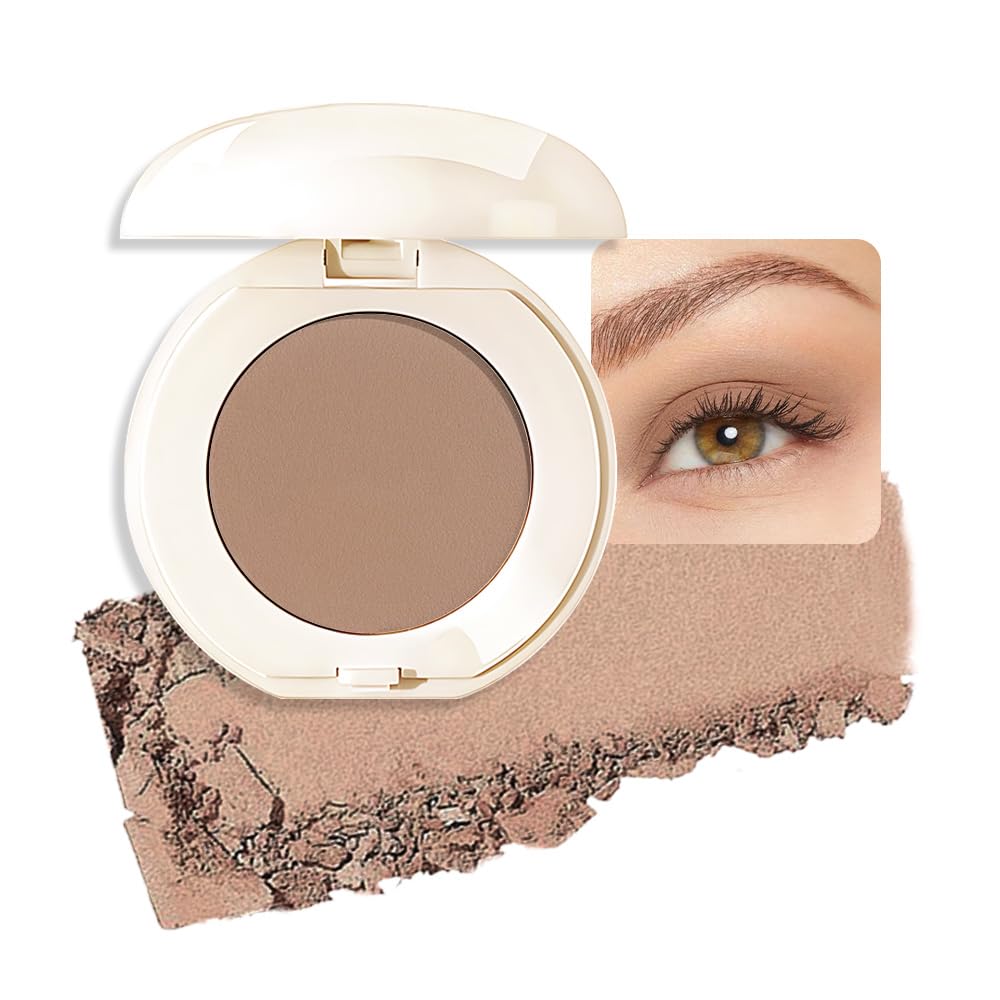 Single Cream Eyeshadow,Milk Coffee Matte Eye shadow Pallette,Waterproof&Long Lasting Mini Eyeshadow,Soft Matte Eye Makeup,Vegan & Cruelty-Free Eye shadow for Brown Blue Green Eyes #07