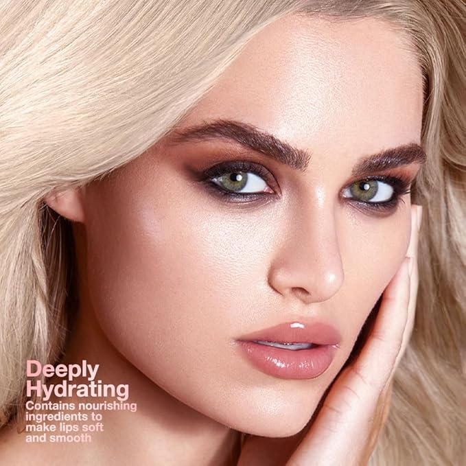 2Pcs Pink Honey Lipstick Tinted Lip Balm, Sheer Hydrating Lip Stain for All Skin Tones, Natural Lightweight Lips Gloss Makeup for Women, Vegan & Cruelty-Free