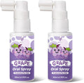 Kids Oral Spray - Probiotic Fruit Flavored Toothpaste Helper for Toddlers, Daily Fresh Breath, Gentle Oral Care Spray for Children (2Pack, Grape)