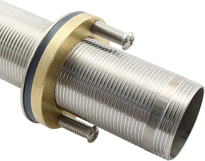 Faucet Mount Extension Shank 6" x 1.25" Bathroom Installation Faucet Accessories Lengthen Fixed High Foot Stainless Steel Basin Faucet Fittings Tap