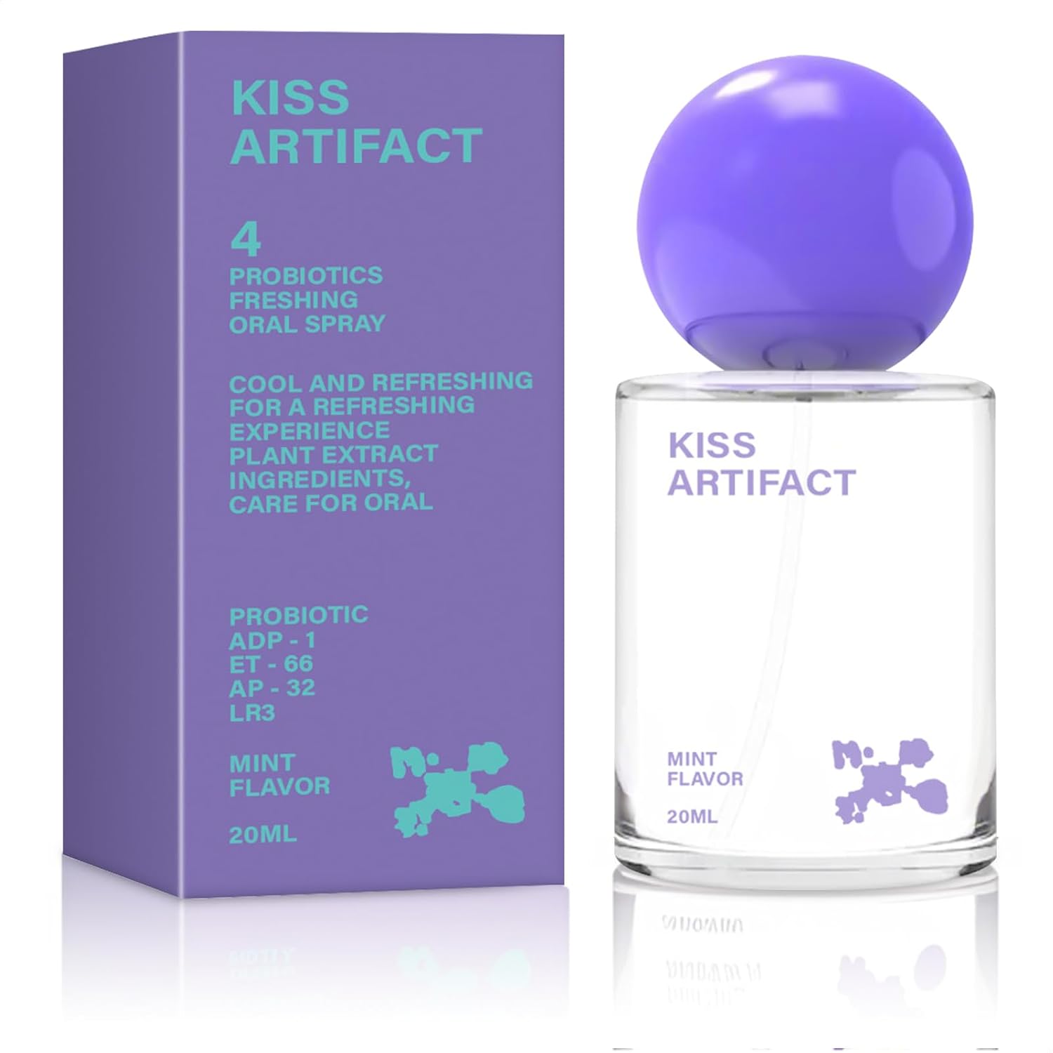 1 Pcs Probiotic Oral Spray for Long-Lasting Freshness, Alcohol-Free Oral Spray with Probiotics for Breath Care, Promotes Oral Health, Convenient Travel-Sized Breath - (20 ml / 0.68 oz)