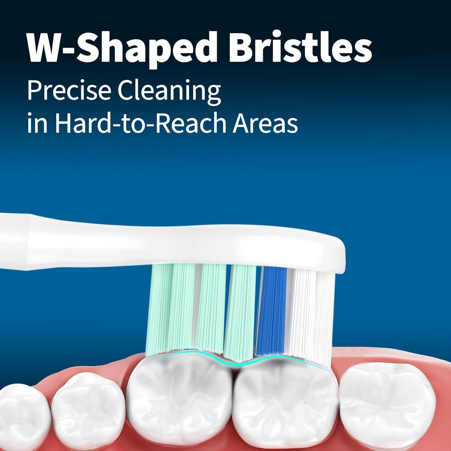 Replacement Toothbrush Heads for Philips Sonicare, Electric Replacement Brush Head Compatible with Phillips Sonicare Electric Toothbrush, 8 Pack