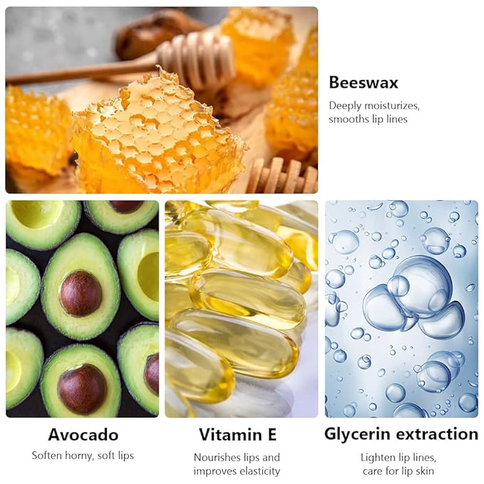 BINGBRUSH Peach Color Changing Lipstick,Moisturizer Long Lasting Lip Care Lip Balm Magic Lip Gloss Lip Tint Stain Gloss Set for Women (3 pcs Peach + Strawberry +Grape Lipstick)