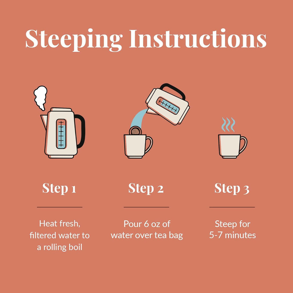 The Republic of Tea - Orange Ginger Mint Herbal Tea, 36 Tea Bag, Tin | Caffeine-free