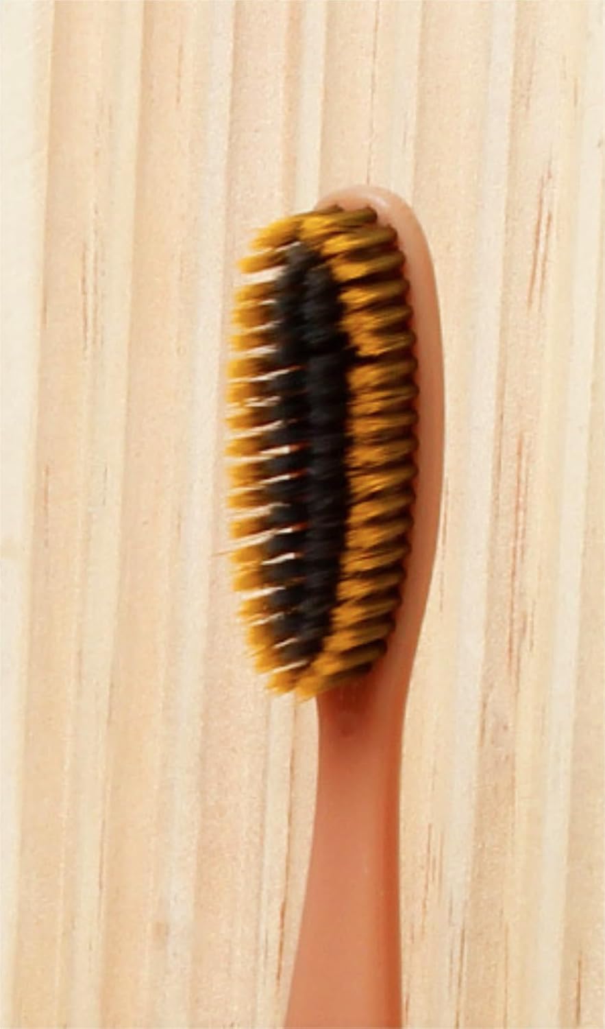 Adult Extra Soft-bristled Toothbrush‌ Bamboo Charcoal, Long Toothbrush Head,Periodontist Design Tapered Bristles for Sensitive Teeth & Receding Gums.【Extra Soft bristles, 5 Count (Pack of 1)】