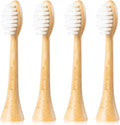 Bamboo Toothbrush Heads Compatible with Philips Sonicare, Extra Soft Castor-Oil Bristles for Sensitive Teeth, Eco-Friendly & Gentle Cleaning