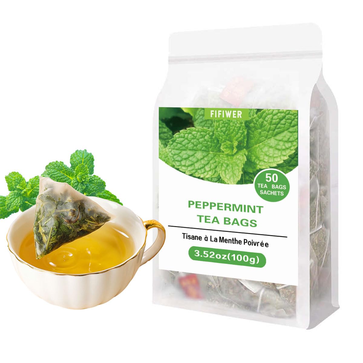 Peppermint Tea Bags 2g X 50 Teabags,Spearmint Tea Bags mint tea bags