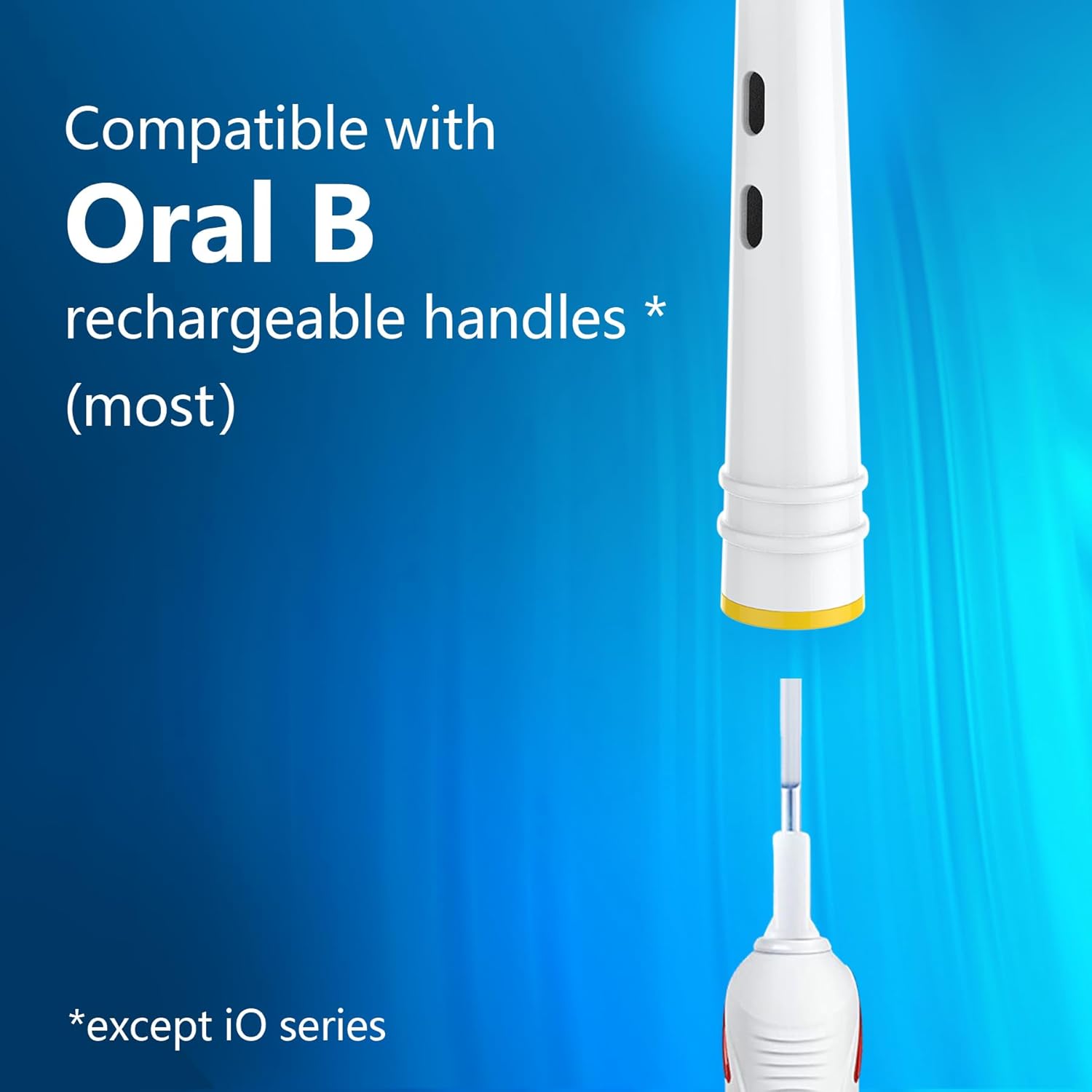 Replacement Toothbrush Heads Fit for Oral B Electric Toothbrushes, 8pcs, Extra Soft Bristles for Sensitive Gums Care, Round Head for Pro Timer