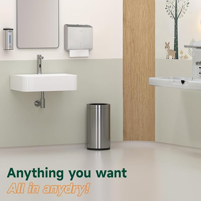 Professional 750ml Automatic Wall-Mounted Soap Dispenser with Anti-Corrosion Coating (Brushed Stainless Steel)