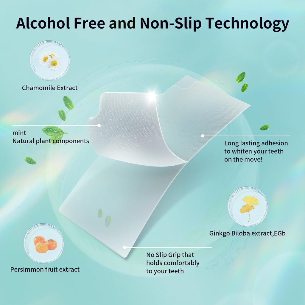 Teeth Whitening Strips 14 Treatments Kit - Contain Teeth Whitening Pen，Sensitive Teeth Whitener, Hydrogen Peroxide Teeth Whitener for Coffee, Wine, Tobacco, and Other Stains (28 Strips)