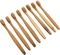 8pcs Toothbrush Natural Biodegradable Handles Soft Bristles Gentle Gums Travel-Friendly Oral Care