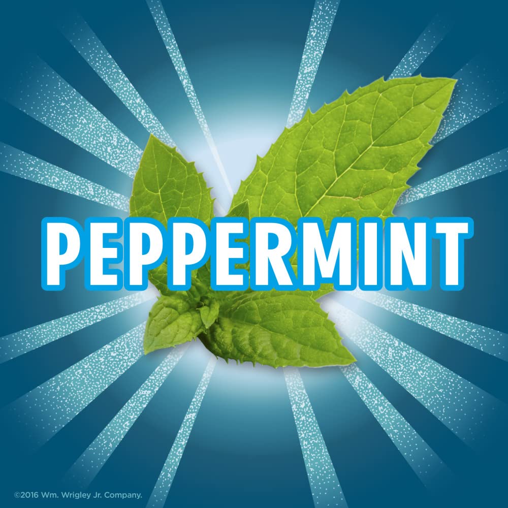 ECLIPSE Peppermint Sugar-Free Chewing Gum - 8 Packs, 18-Count Each Gum Packs