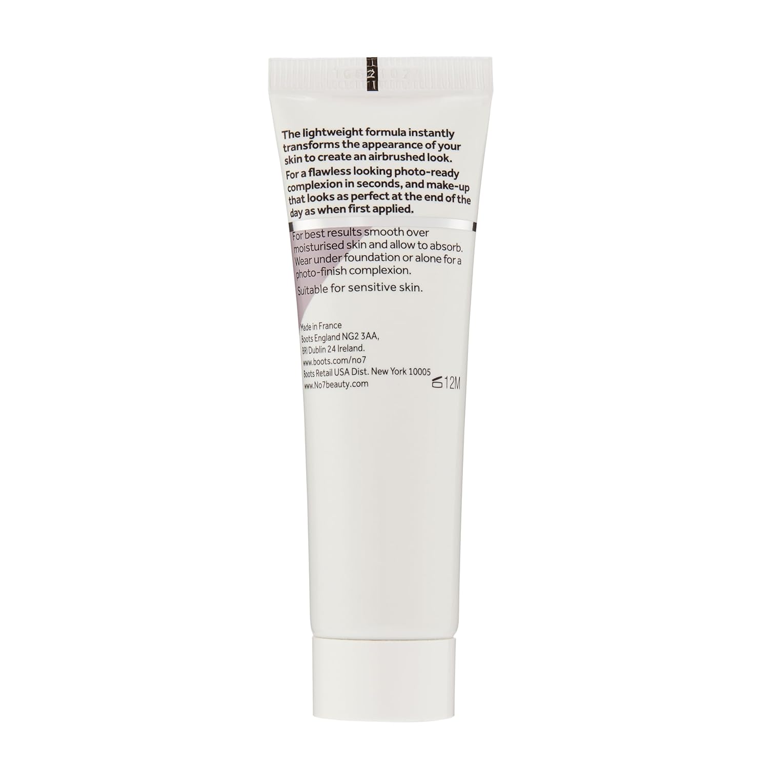 No7 Airbrush Away Face Primer - Hydrating Makeup Primer with Hyaluronic Acid - Helps to Smooth the Appearance of Fine Lines & Wrinkles for Seamless Makeup Application (30ml)