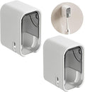 Toothbrush Holder Wall Mounted Toothbrush Holders for Bathrooms, Tooth Brush Holder for Travel and Home, Single Toothbrush Organizer with Cover for Shower 2PCS