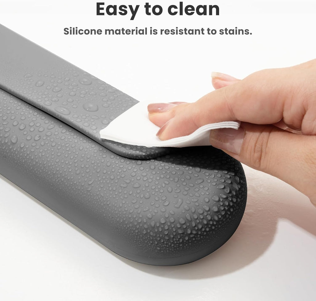 Silicone Electric Toothbrush Travel Cover, Toothbrush Travel Containers Bag Case for Men and Women,Keeps Toothbrush Fresh and Clean, Fits Most Manual and Electric Toothbrushes - Gray