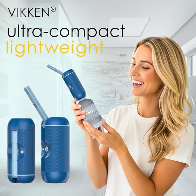 VIKKEN® 250ml iGo X Portable Travel Bidet USB-Type C Rechargeable Electric Mobile Handheld Ultra Strong Water Spray Personal Hygiene Self Care for Women & Men