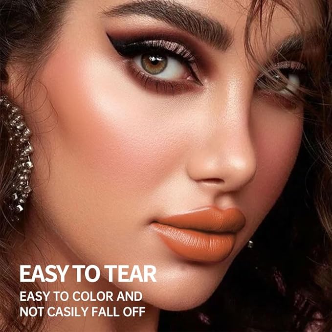 Matte Lip Liner Peel Off Lip Stain, Long Lasting Peel Off Lip Liner Stain, Peel-off Lip Gloss For All Skin Types, Transfer-proof Highly Pigmented Color Waterproof, (03#, Pack of 1)