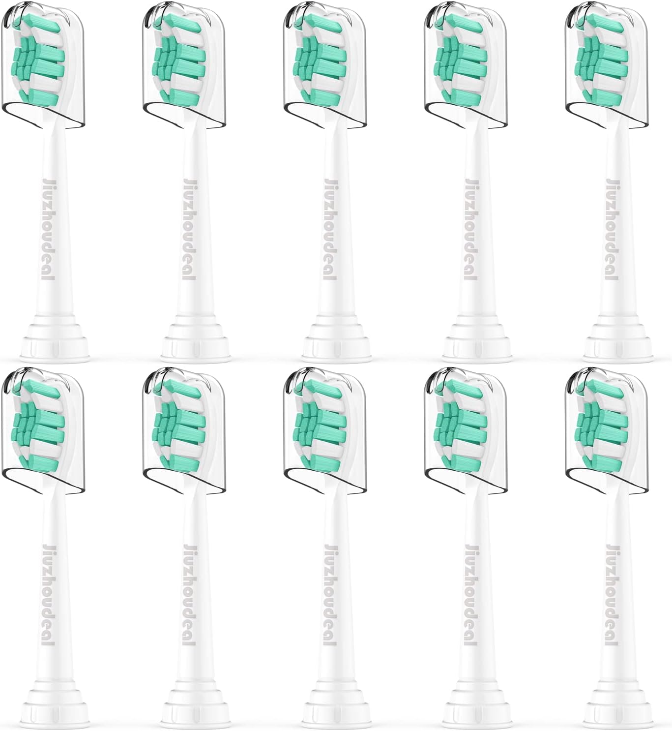 Replacement Toothbrush Heads Compatible with Philips Sonicare: Electric Brush Heads for Sonicare C2 Plaque Control Protective Clean 4100 5100 6100 Toothbrush, 10-Pack