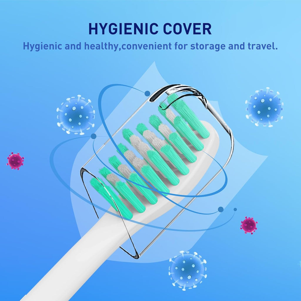 Replacement Brush Heads Compatible with Philips Sonicare Screw-on HX7022 HX7023 Essence E-Series Electric Toothbrush - Refills Heads for HX5610, 6 Packs