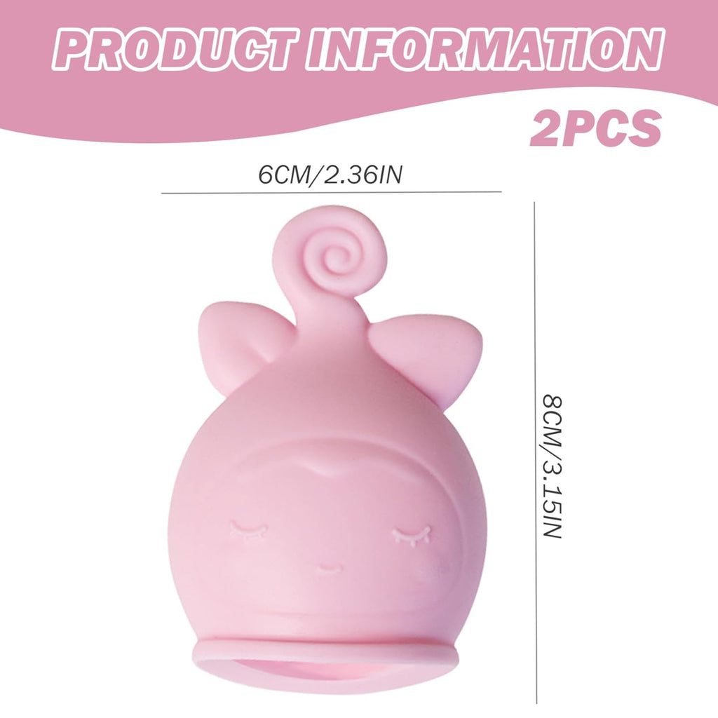 2PCS Fish Lip Plumper for Sexy Lip Beauty Mouth Lip Plumper Soft Silicone Lip Plumper Tool Funny Lip Plumper Device for Women Natural Pout Birthday Gift, Lip Plumper