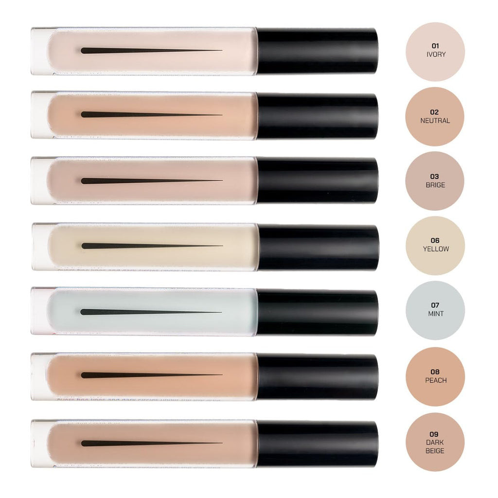 Radiant Professional Illuminator Concealer Color Corrector & Dark Spot Remover - Works with Natural Liquid Makeup Foundation & Bronzer Powder - Concealer Stick & Eye Primer - (08) Peach