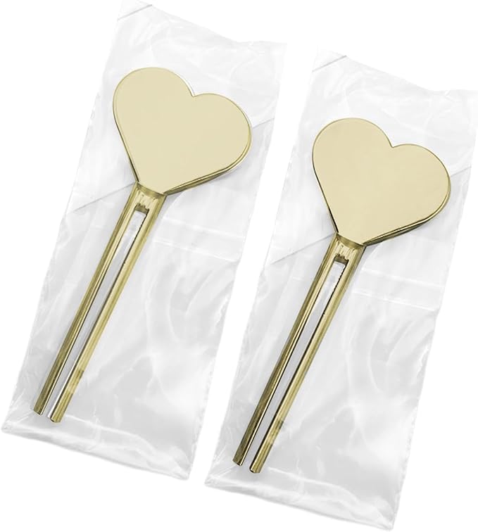 2Pcs Gold Toothpaste Tube Key, Stainless Steel Toothpaste Roller Tube Wringer, Tube Key Tooth Paste Squeezer, Metal Tube Squeezer Key Suitable for Save Toothpaste, Creams, Paint, Cosmetic, Hair Dye
