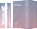Protable Mouthwash Packets for Travel, Peach Oolong-Tea Flavor, Alcohol-Free, Non-Burning, 15ml/pcs 30 Single Use, TSA Approved for On-The-Go Fresh Breath, Perfect for Work, Gym& Date