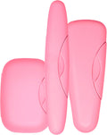 RADIUS Travel Case Value Pack, 3 Count (Toothbrush, Razor, Soap), BPA-Free Recycled Plastic, Portable for Bathroom, School, Home, Camping - Pastel Pink