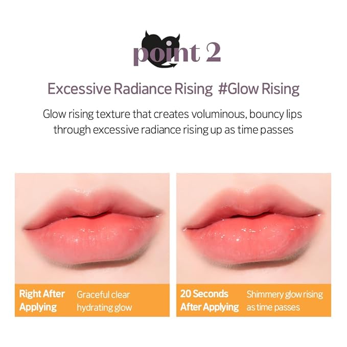 ETUDE Over Growy Lip Stain Tint, Better Pink, 0.1 oz (3 g), Lipstick, Glossy Finish, Highly Moisturizing, Melotint, Plush, Glossy, Volume, Vegan Certified