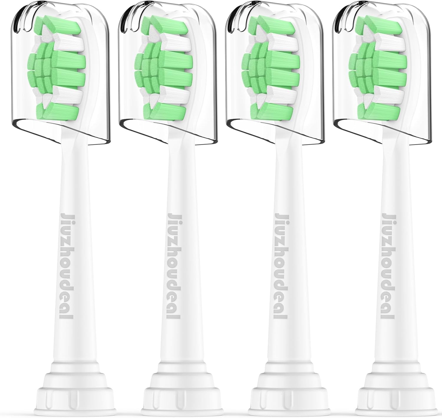 Replacement Heads for Philips Sonicare Toothbrush, Replacement Brush Heads Compatible with Phillips Sonicare Electric Toothbrush, 4-Pack, White