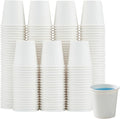 100 Pack 3 oz Paper Cups White, Small Mouthwash Cups 3 OZ, Mini Disposable Bathroom Cups, Paper Cups 3 Ounce for Bathroom, Supermarket, Birthday Party, Travel, Events, Picnic, BBQ