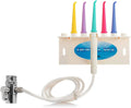 Water Dental Flosser for Family Use 5 Color Jet Tips for Faucet & Shower, Oral Irrigator Non-Electric Safety Water Pressure,Oral Care Tooth Cleaning. Energy Saving & Environmental Protection.