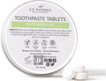 J&L Naturals Toothpaste Tablets | 62-Pack Travel-Friendly Toothpaste | Fluoride + Plastic Free, Vegan, Cruelty Free, Sustainable | Woman-Owned Small Business (Watermelon, 62 Count (Pack of 1))